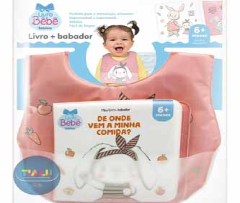 Meu Livro Babador Rosa