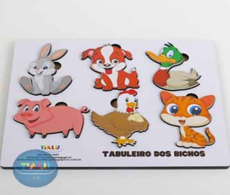 Tabuleiro dos Bichos-Domésticos
