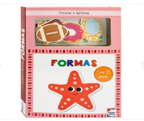 Livro Encaixe e Aprenda Formas
