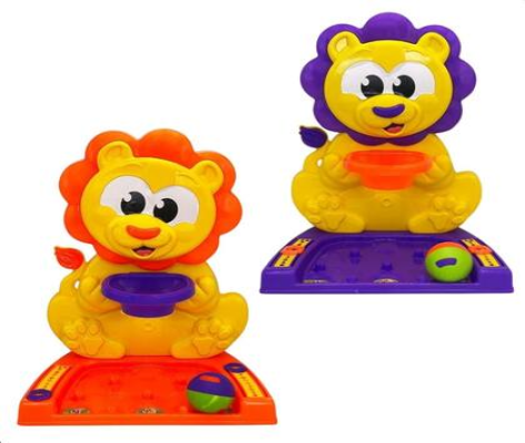 Brinquedo Basket Lion Cesta de Basquete, Bola e Ma