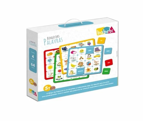 Jogo Bingo das Palavras- Babebi