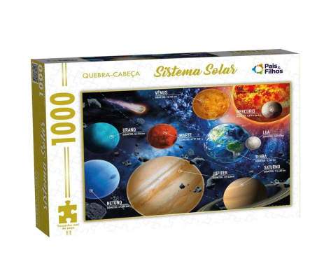 Quebra-Cabeças Sistema Solar - 1000 Peças