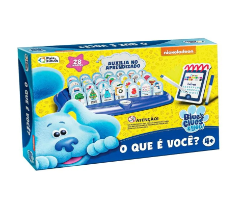Jogo de Tabuleiro Pistas de Blue O Que é Você? 