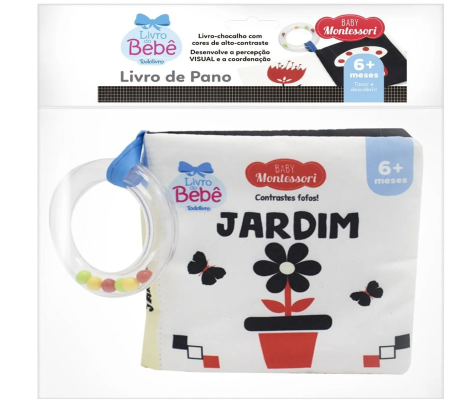 Livro Baby Montessori - Contrastes fofos-Jardim