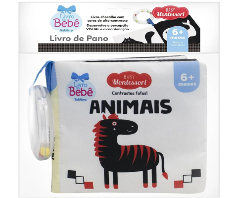 Livro Baby Montessori - Contrastes Fofos!-Animais