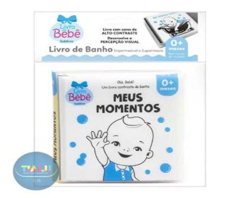 Um livrinho Contraste de Banho-Meus Momentos