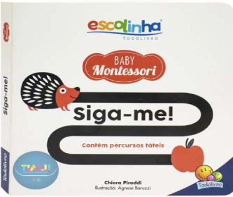 Livro Baby Montessori - Contrastes- Siga-me!