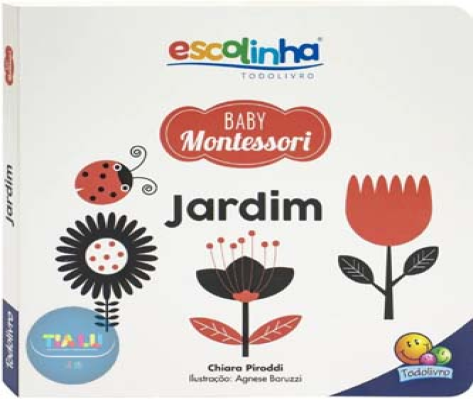 Livro Baby Montessori - Contrastes Jardim