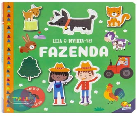 Livro Leia & Divirta-se- Fazenda