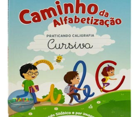 Livro Praticando Caligrafia Cursiva